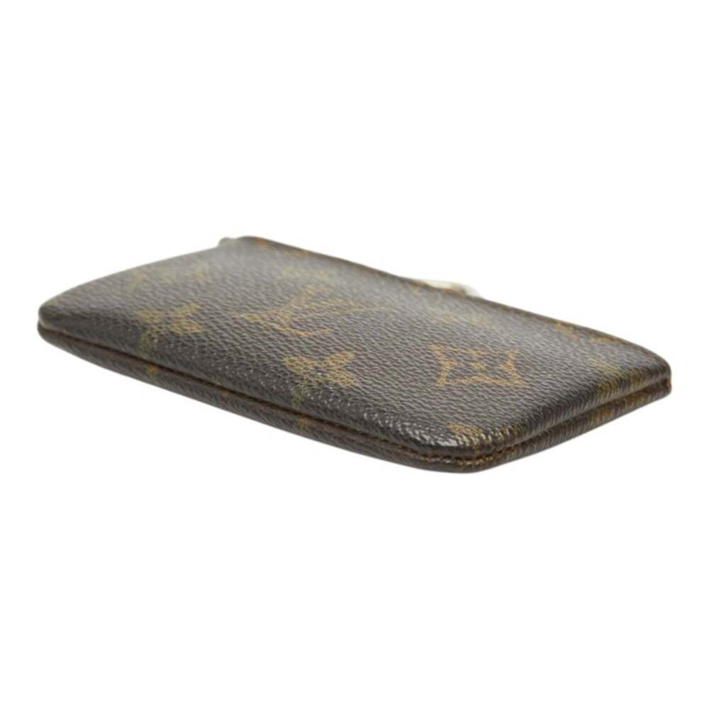 Louis Vuitton Monogram Pochette Clé Wallet/Coin Purse M62650 Brown Leather Wo... - Picture 4 of 9